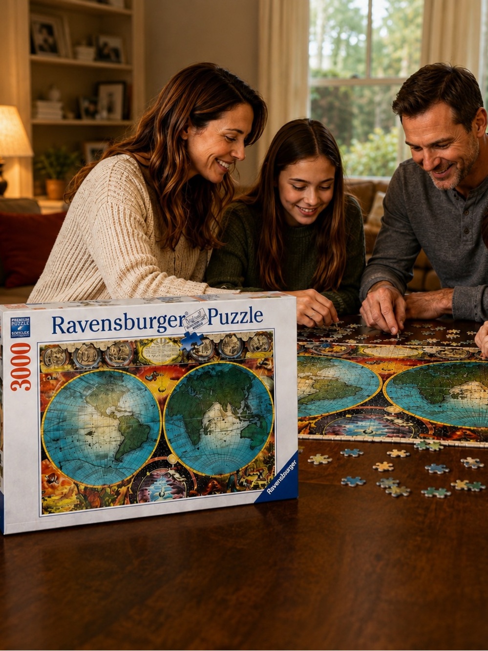 Ravensburger 3000 Piece World Map Puzzle New Sealed Premium Quality